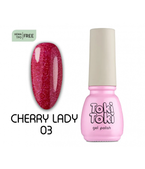 Гель-лак Toki Toki Cherry Lady №03 5 мл TPO free